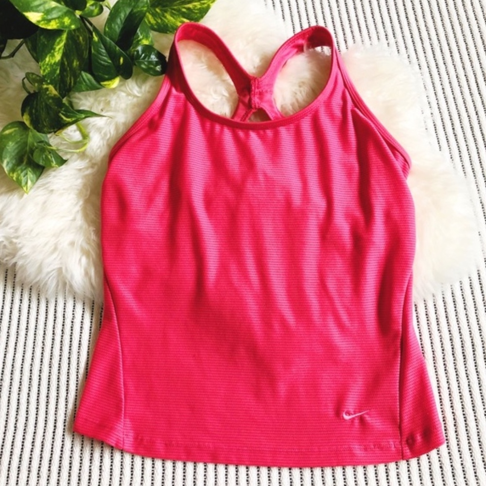 Nike Dry-Fit Link Racerback Mesh Tank